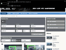 Tablet Screenshot of alliancepujol47occasions.com